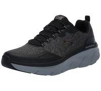 Skechers D'LUX Walker 2.0 STEADYWAY, Zapatillas Hombre, Negro, 44 EU