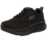 Skechers D'LUX WALKER GET OASIS, Zapatillas para Mujer, Black Mesh/Trim, 40 EU