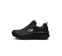 Skechers D'lux Walker Infinite Motion, Zapatillas Mujer, Black Leather Mesh Trim, 41 EU