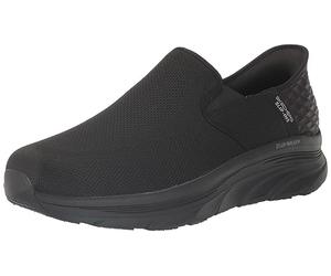 Skechers D'lux Walker Orford Slip-in, Mocasín Penny Hombre, Black, 47.5 EU X-Ancho