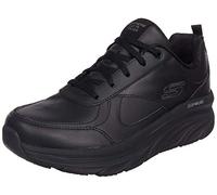Skechers D'LUX WALKER TIMELESS PATH, Zapatillas para Mujer, Black Leather / Trim, 36.5 EU