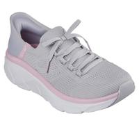 Skechers D'LUX Walker - Zapatillas Deportivas para Mujer, Talla 38 EU, Gris, 38 EU