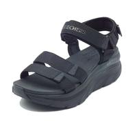 Skechers D'LUX WALKER - Zapatos para mujer, Negro y negro, 36 EU