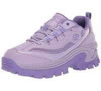 Skechers Doja'lite, Zapatillas Mujer, Lavender Leather Mesh Durapatent Trim, 36 EU