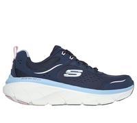 Skechers Doll, D'LUX Walker 2.0 Daisy MUÑECA Mujer, Navy Leather Mesh Pink Blue Trim, 35 EU