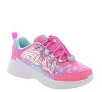 Skechers Dream Racer - Tenis para niña, Rosa, Turquesa, 18.5 cm