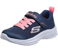 Skechers DREAMY DANCER MISS MINIMALISTIC, Zapatillas para Niñas, Navy Mesh/Coral Trim, 34 EU