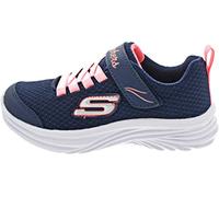 Skechers DREAMY DANCER MISS MINIMALISTIC, Zapatillas para Niñas, Navy Mesh/Coral Trim, 35 EU