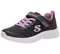 Skechers Dreamy Dancer Radiant Rogue, Zapatillas, Black & Lavender Mesh/Multi Trim, 30 EU