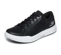 Skechers Zapatos golf Drive 6 Arch Fit hombre – Piel, ajuste relajado, sin pinchos, Negro/Blanco 9