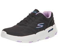 Skechers Driven, GO Run 7.0 Impulsado Mujer, Black Textile/Lavender Trim, 38 EU