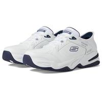 Skechers Durham - Tenis sin Cordones para Hombre, Blanco, 46 EU