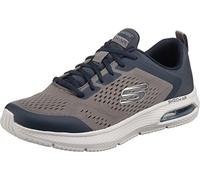 Skechers DYNA-AIR PELLAND, Zapatillas para Hombre, Navy Mesh/Charcoal Mesh/Synthetic/ Trim, 45 EU
