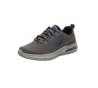 Skechers DYNA-AIR, Zapatillas Hombre, Black Mesh/Charcoal Trim, 42.5 EU