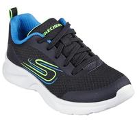 Skechers Dynamatic, Zapatillas, Niños, Negro Lime, 27.5 EU