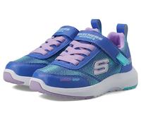 Skechers Dynamic Tread Journey Time, Zapatos deportivos Niñas, Black Synthetic/Hot Pink Trim, 33 EU