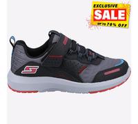 Skechers Dinámica Pisar Júnior en Forma Casual Gimnasio SPORTS Zapatillas Negras