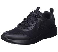 Skechers Dynamight 2.0 - Setner, Zapatillas de Deporte Hombre, Black Mesh Synthetic Black Trim, 41.5 EU