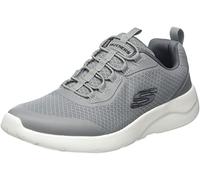 Skechers Dynamight 2.0 - Setner, Zapatillas de Deporte Hombre, Gray Mesh Synthetic Trim, 41.5 EU