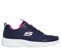 Skechers Dynamight 2.0 - Social Orbit en Navy/Rosa Caliente, talla 41, Vegan