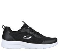 Skechers Dynamight 2.0 - Social Orbit en Negro/Blanca, talla 38.5, Vegan