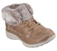 Skechers Easy Going Chilly Standards, Botas Cortas al Tobillo Mujer, Tan Microleather/Faux Fur, 39.5 EU