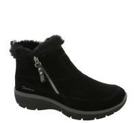 Skechers Easy Going Cool Zip, Botas Cortas al Tobillo Mujer, Negro, 37 EU