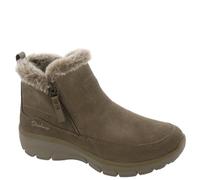 Skechers Easy Going Cool Zip, Botas Cortas al Tobillo Mujer, Taupe, 40 EU