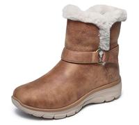Skechers Easy Going Dreamers Move, Botas Cortas al Tobillo Mujer, Chestnut Microleather/Buckle Trim, 41 EU