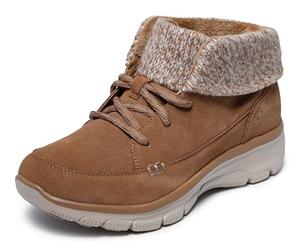 Skechers Easy Going-Fall Odyssey Hands Free Slip-ins, Botas Cortas al Tobillo Mujer, Castaño, 41 EU