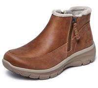Skechers Easy Going-Into Fall, Botas Cortas al Tobillo Mujer, Castaño, 37 EU