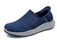 Skechers Ecualizador de Deslizamiento Manos Libres 5.0 Drayze, Zapatillas Hombre, Malla Duraleather Azul Marino, 39.5 EU