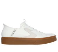 Skechers Hands-Free Slip-ins Eden LX Strando, Zapatillas Hombre, Borde Natural Duraleather Blanco, 41 EU