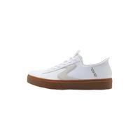 Skechers Eden LX Strando - Tenis sin Cordones para Hombre, Borde Natural Duraleather Blanco, 42 EU