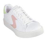 Skechers Eden LX-Top Grade Lace-up, Zapatillas Mujer, Blanco Rosa Lima, 40 EU