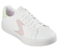 Skechers Eden LX Top Grade, Zapatillas Mujer, Blanco Rosa Lima, 41 EU