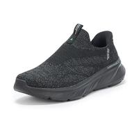 Skechers Edgeride Commissioner - Tenis sin Cordones para Hombre, Negro/Negro, 46 EU