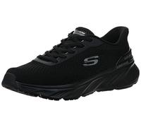 Skechers Edgeride Erlson, Zapatillas Hombre, Black Knit/PU, 45 EU