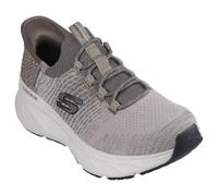 Skechers Edgeride Raygo - Tenis sin cordones para hombre, gris topo, 14 X-Wide