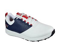 Skechers Elite 4 Victory - Tenis de Golf sin Pinchos para Hombre, Blanco, Azul Marino, Rojo., 42 EU