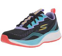 Skechers Elite Sport Pro Radiant Squad - Zapatillas Deportivas para niña, Malla de Color Negro., 4 UK