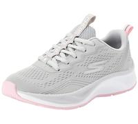 Skechers Elite Sport Pro Radiant Squad, Zapatillas Niñas, Grey Mesh Pink Trim, 35 EU