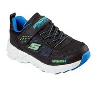 Skechers Elite Sport Tread Aquavek, Zapatillas, Black Synthetic/Textile/Blue & Lime Trim, 30 EU
