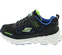 Skechers Elite Sport Tread, Zapatillas Niños, Negro, Azul, 4 UK Child