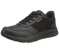 Skechers Elloree Bluffton, Zapatos de trabajo Mujer, Black Leather / Textile / Synthetic, 38.5 EU