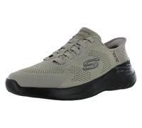 Skechers Emergió, Bounder 2.0 ESMERGIADO Hombre, Malla Gris Topo con Ribete Negro sintético, 43 EU