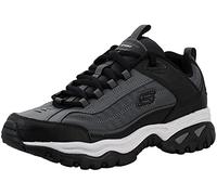 Skechers Energy Afterburn, Zapatillas Hombre, Black Grey 01, 41.5 EU