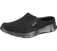 Skechers Equalizer- Coast To Coast Schwarz Leder, Negro, 43 EU