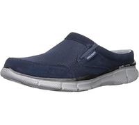 Skechers EQUALIZER COAST TO COAST, Zapatillas para Hombre, Navy Suede/ Mesh/ Trim, 43 EU