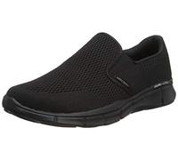 Skechers Equalizer Double-Play, Slip on Hombre, Black, 46 EU